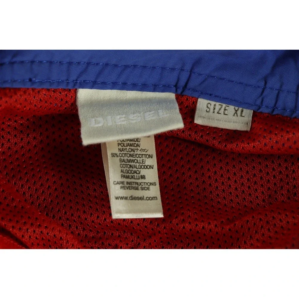 Y2K Surf Blockette Grunge Cyber Diesel Board Shorts Graphic Swim Trunks X